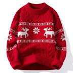 Men's Reindeer Holiday Sweater Red