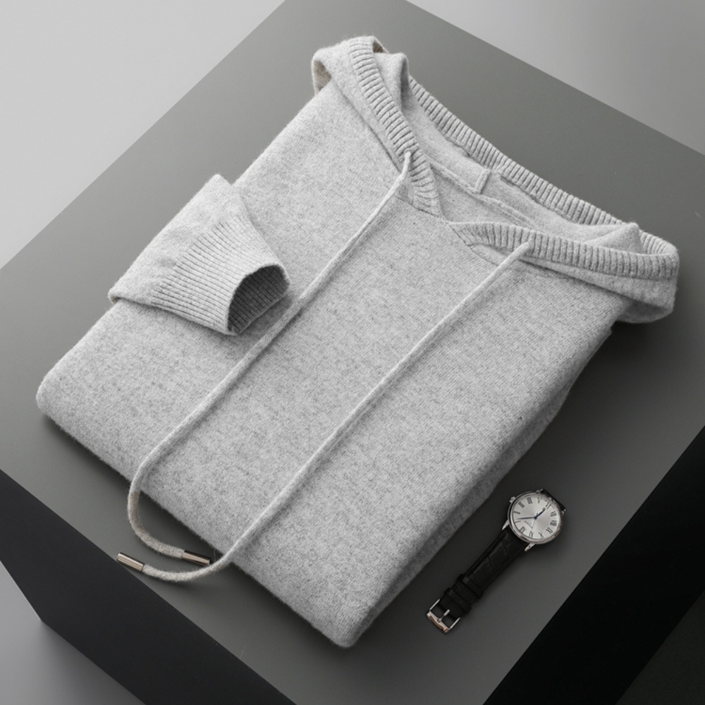 Men's Vellano Merino Wool Set - Premium Quality Knitwear for Comfort and Style Grey1