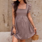 Women's Summer Dress - Stylish and Comfortable Brown