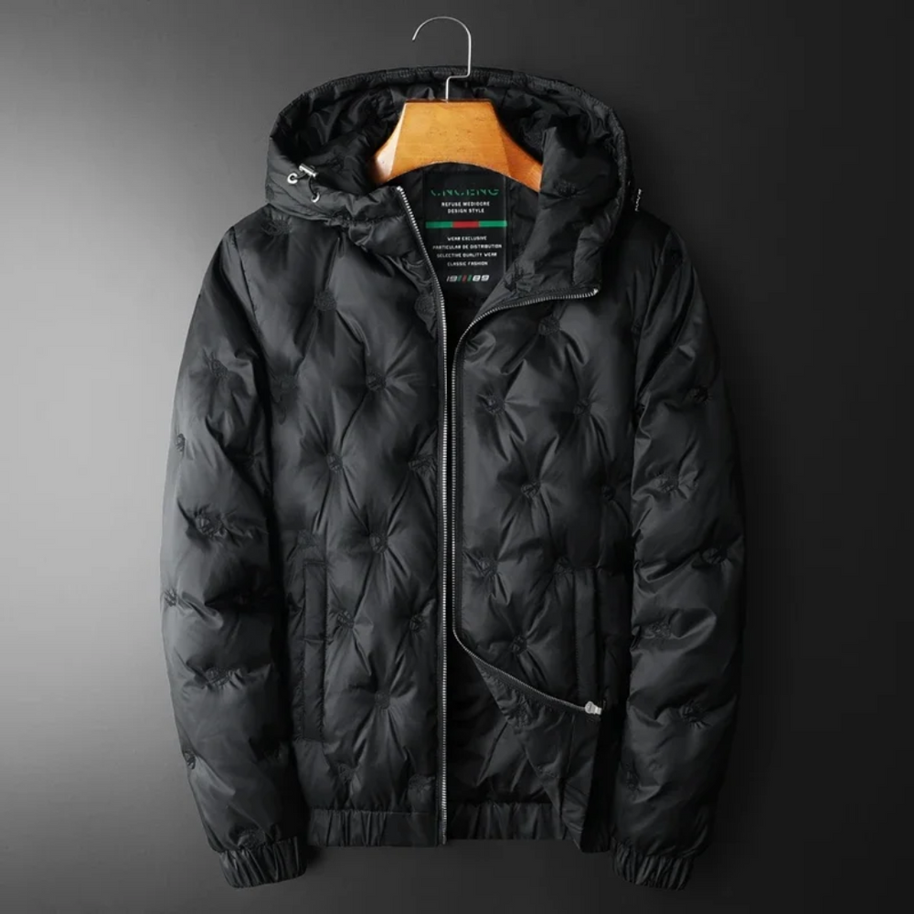 Norvind Insulated Quilted Down Jacket Black