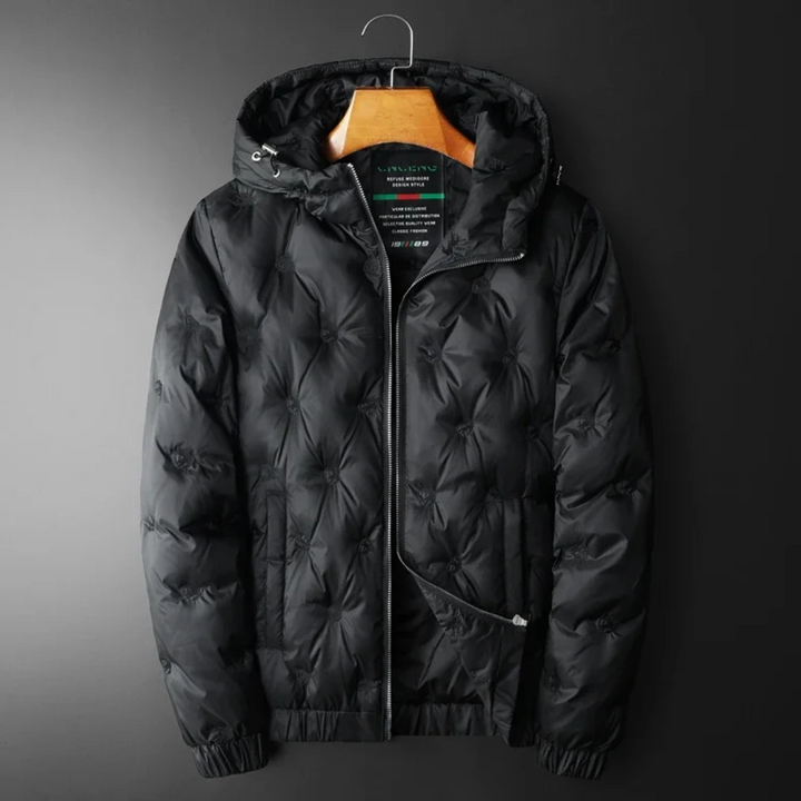 Norvind Insulated Quilted Down Jacket Black