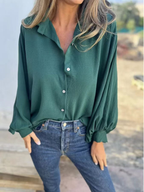 Women's Classic Glamour Blouse Green