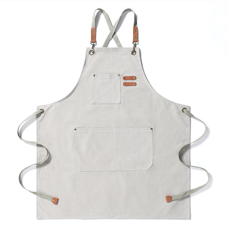 Men's Durable Stain-Resistant Canvas Work Apron
