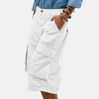 Trendy Women's Cargo Pants – Stylish and Versatile White