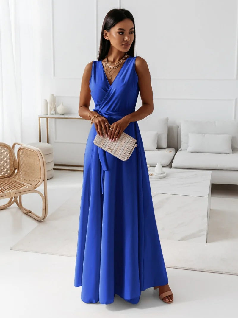 Gabrielle | Women's Wedding Guest Maxi Wrap Dress