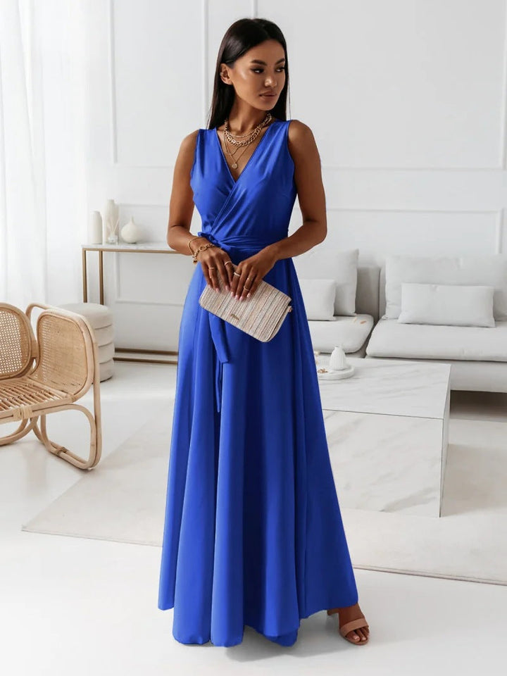 Gabrielle | Women's Wedding Guest Maxi Wrap Dress
