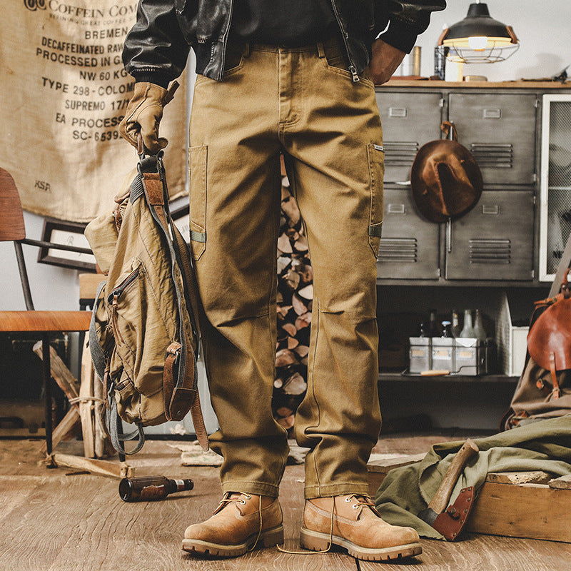 Men's Retro Cargo Pants with Classic Style