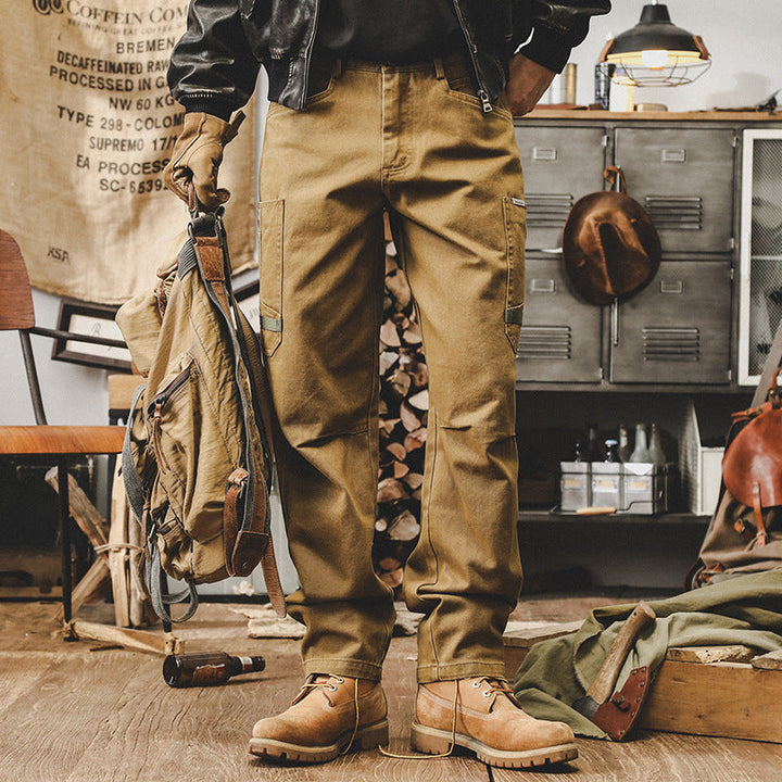 Men's Retro Cargo Pants with Classic Style