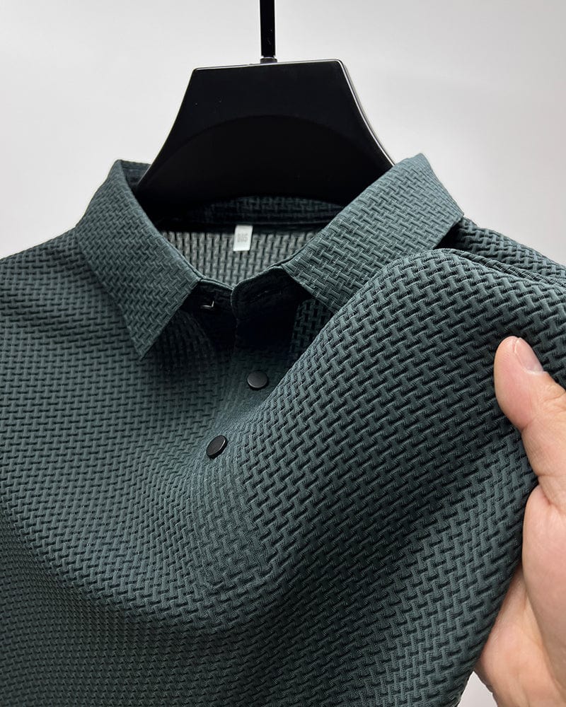 Men's Casual Structured Polo Shirt for Everyday Wear