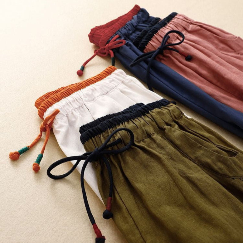 Women's Relaxed Summer Pants-MODAUTLET