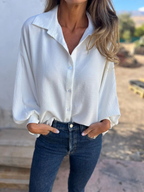 Women's Classic Glamour Blouse White
