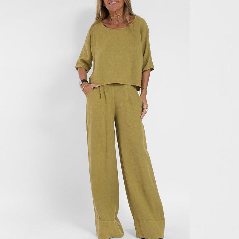 Mary | Conjunto Feminino Confortável de Corte Largo e Coordenado