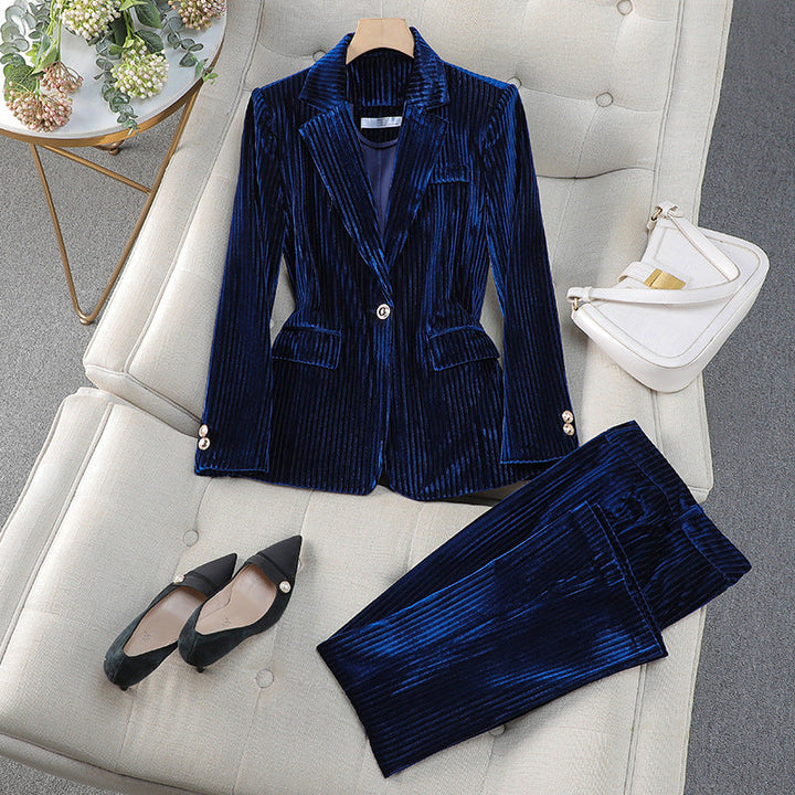 Grace | Conjunto Casual Feminino de Fato Sob Medida com Blazer Comprido