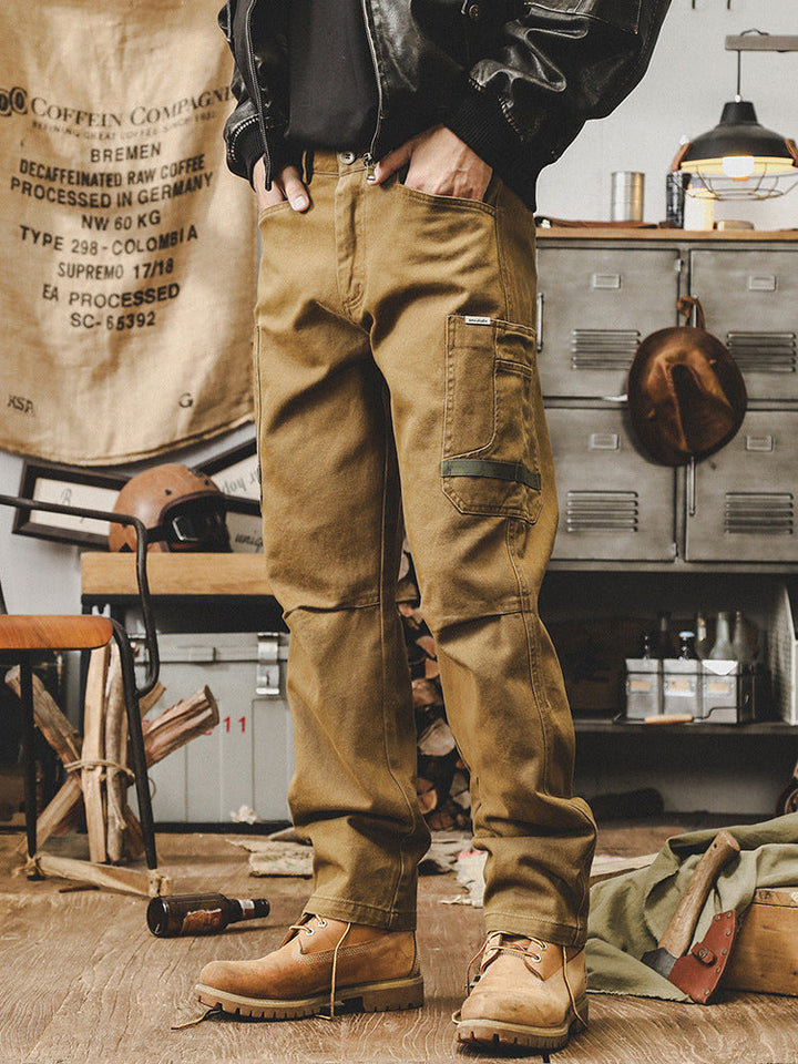 Men's Retro Cargo Pants with Classic Style