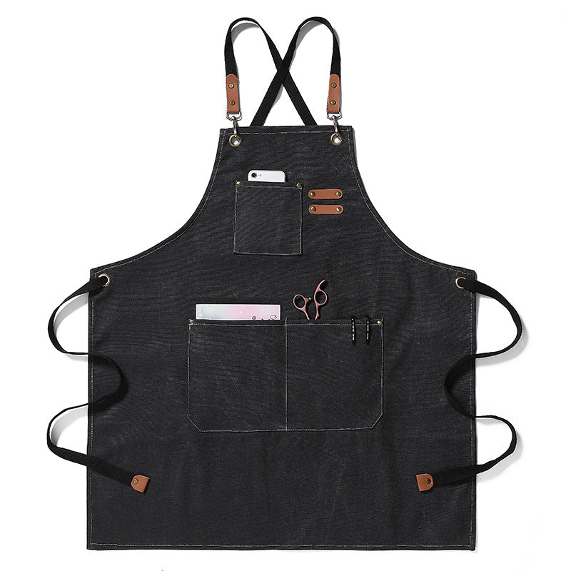 Men's Durable Stain-Resistant Canvas Work Apron