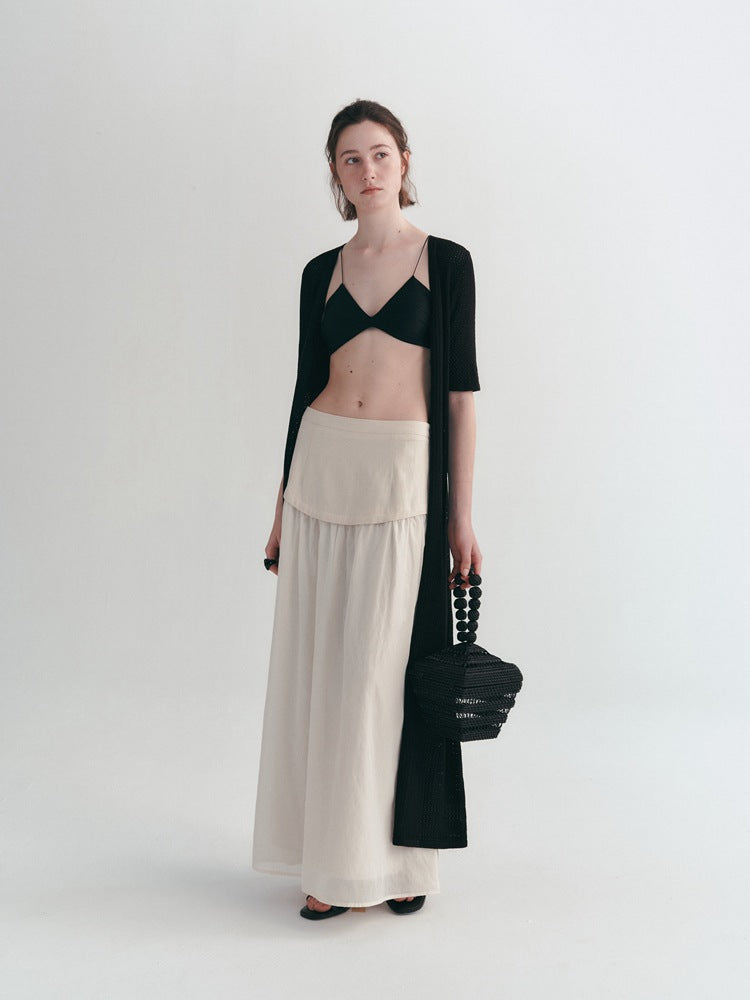 Lightweight Hollow Knit Cardigan for All Seasons