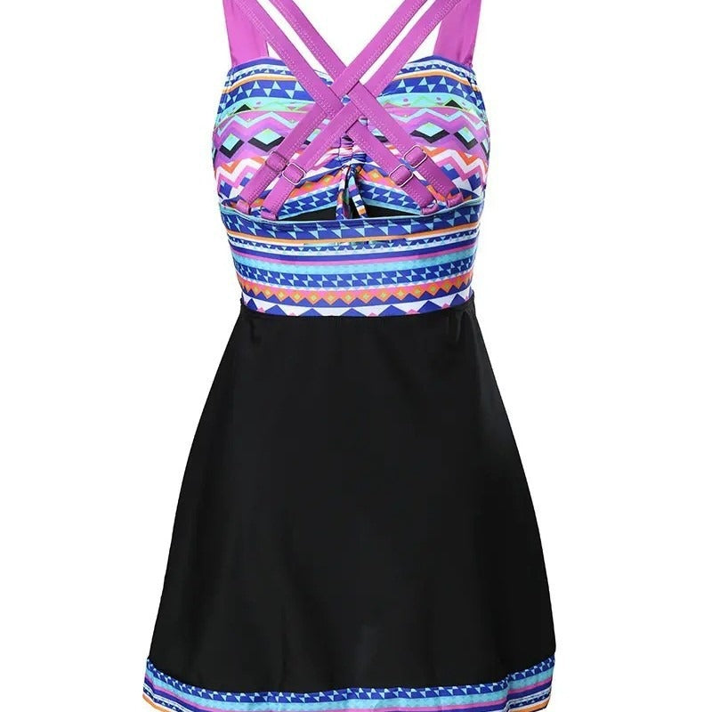 Women's Chic Patterned Swimwear-MODAUTLET