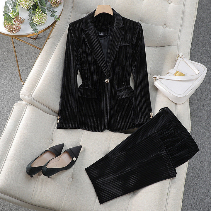 Grace | Conjunto Casual Feminino de Fato Sob Medida com Blazer Comprido