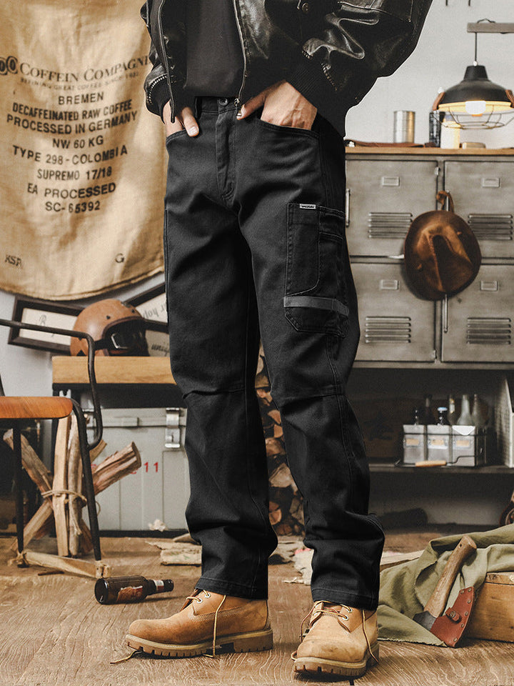 Men's Retro Cargo Pants with Classic Style