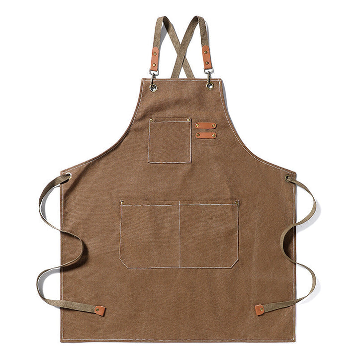 Men's Durable Stain-Resistant Canvas Work Apron