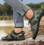 Men's Lightweight Breathable Hiking Footwear Dark green