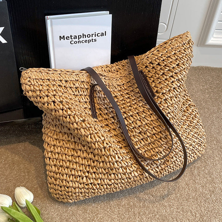 Women's Summer Woven Shoulder Bag-MODAUTLET