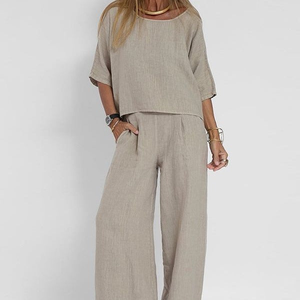 Mary | Conjunto Feminino Confortável de Corte Largo e Coordenado