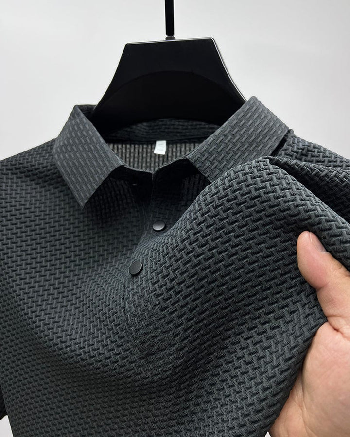 Men's Casual Structured Polo Shirt for Everyday Wear