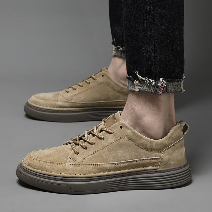 Men's Leather Navarro Shoes - Stylish and Durable Footwear-MODAUTLET