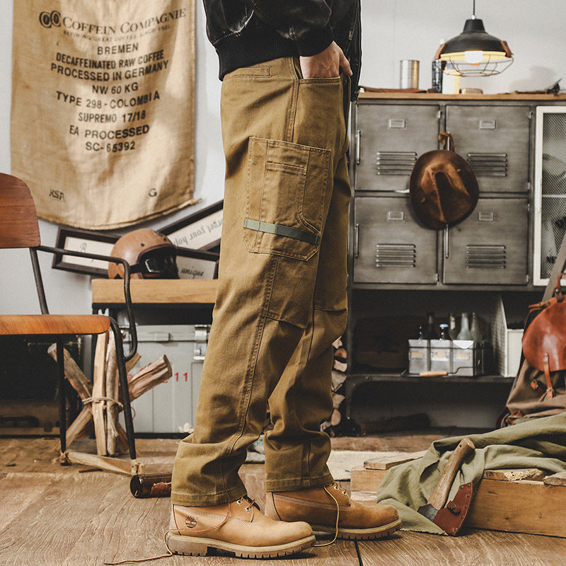 Men's Retro Cargo Pants with Classic Style