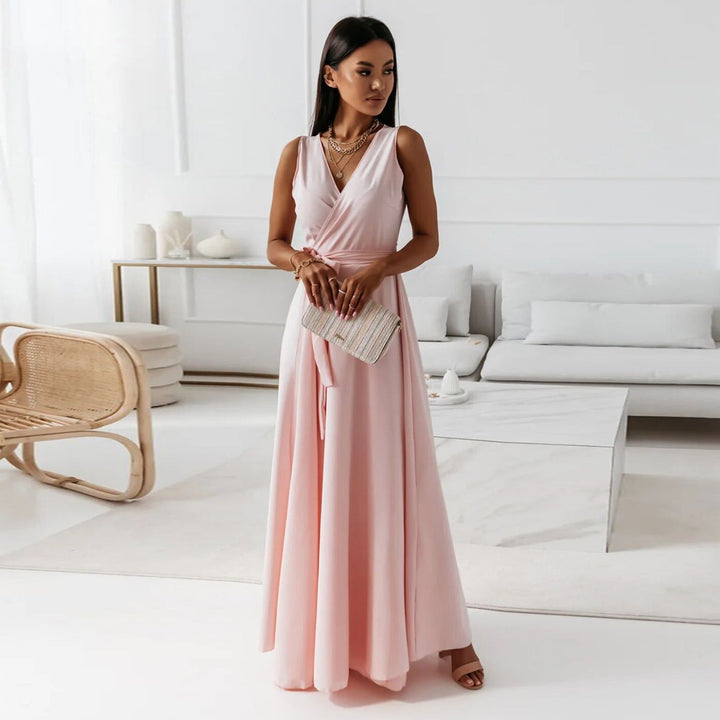 Gabrielle | Women's Wedding Guest Maxi Wrap Dress