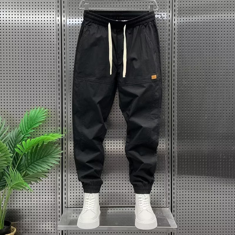 Men's Retro Japanese Style Cotton Jogger Pants - Comfortable Workwear-MODAUTLET