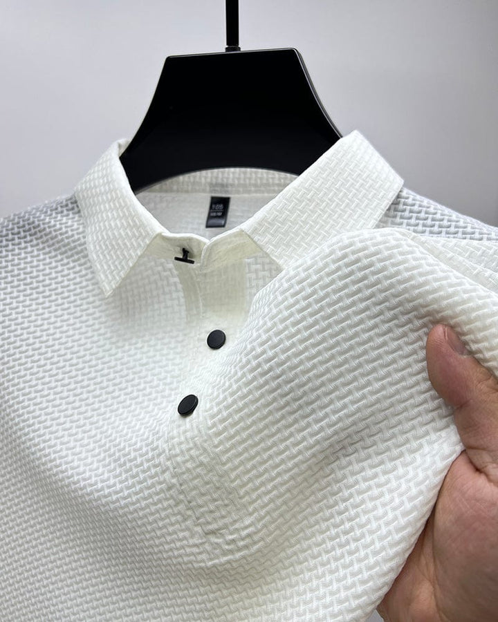 Men's Casual Structured Polo Shirt for Everyday Wear