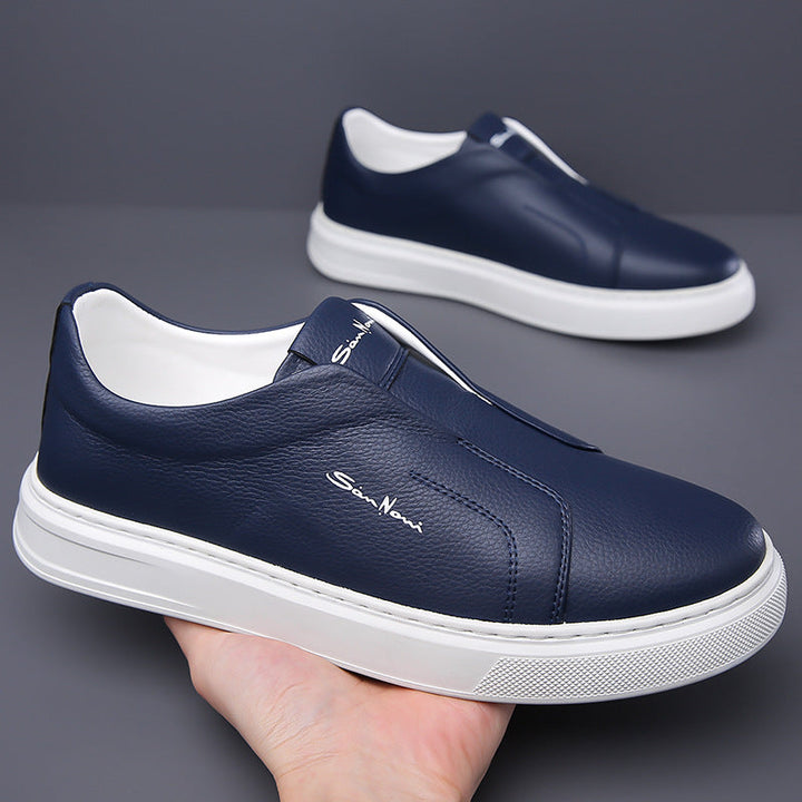 Men's Slip-On Canvas Sneakers - Harbour Style-MODAUTLET