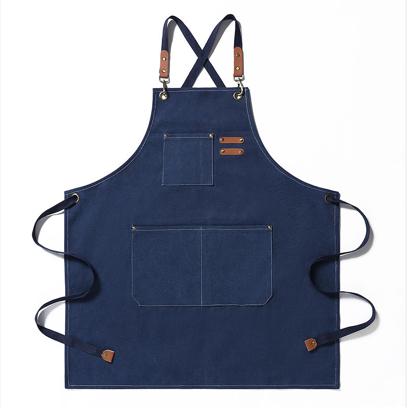 Men's Durable Stain-Resistant Canvas Work Apron