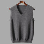 Men's Cashmere Sweater - Luxurious Softness and Style Dark Gray