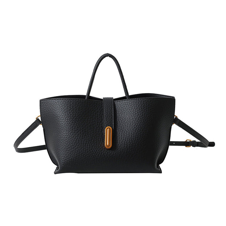 Women's Litchi Pattern Shoulder Bucket Bag-MODAUTLET