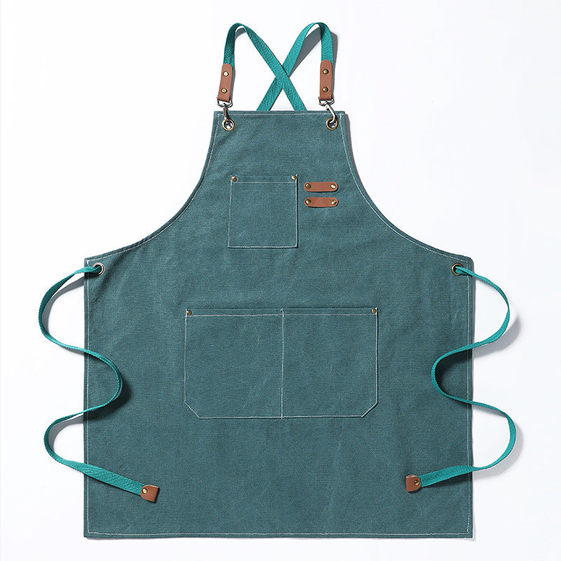 Men's Durable Stain-Resistant Canvas Work Apron