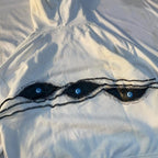Eye Patchwork Hoodie for Bold Japanese Streetwear Style