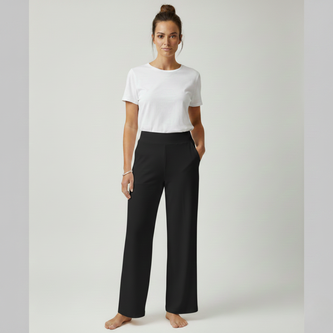 Women's Comfortable Stretch Pants Black