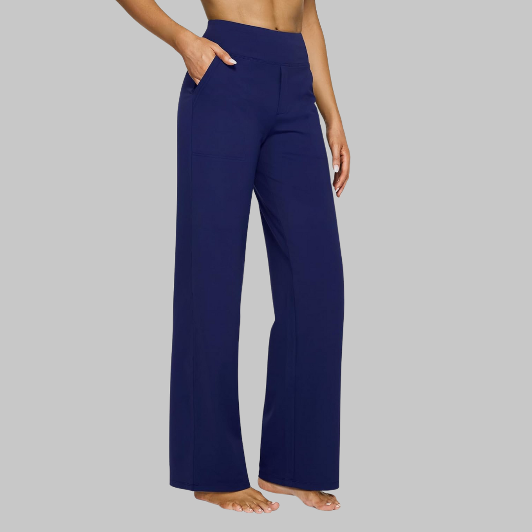 Women's Comfortable Stretch Pants Blue
