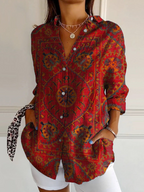 Women's Retro Shirt Red