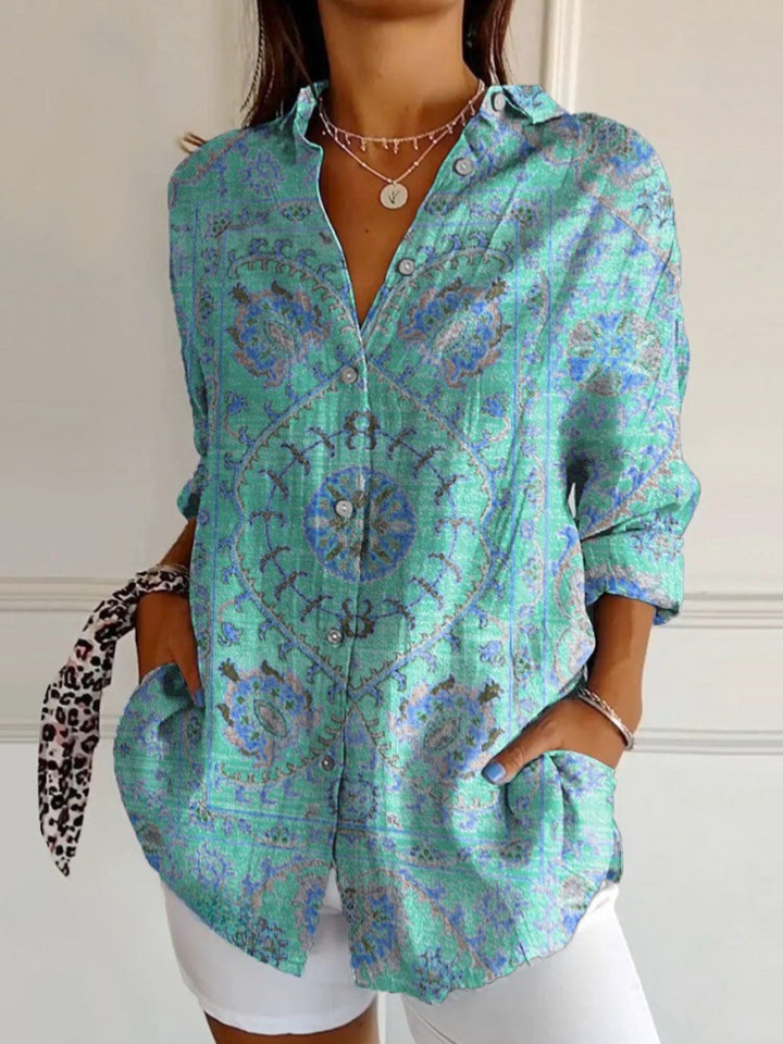 Women's Retro Shirt-MODAUTLET