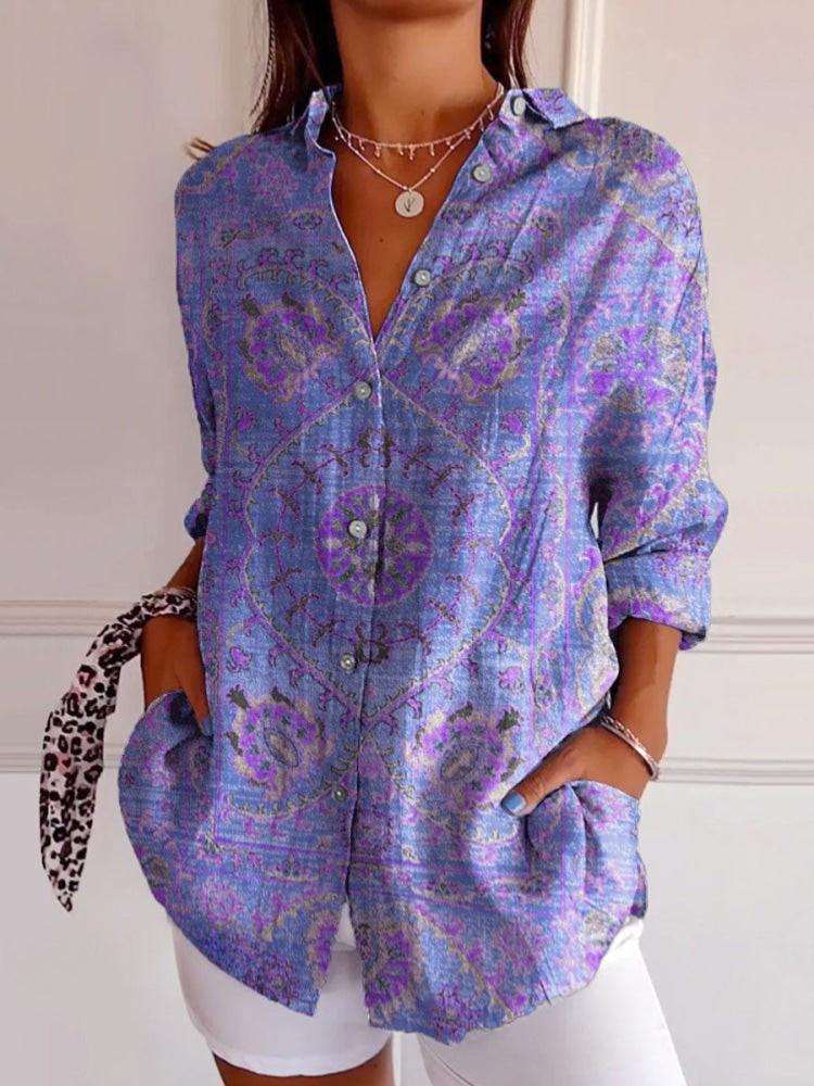 Women's Retro Shirt Lavender