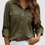 Women's Elegant Perfect Blouse Green