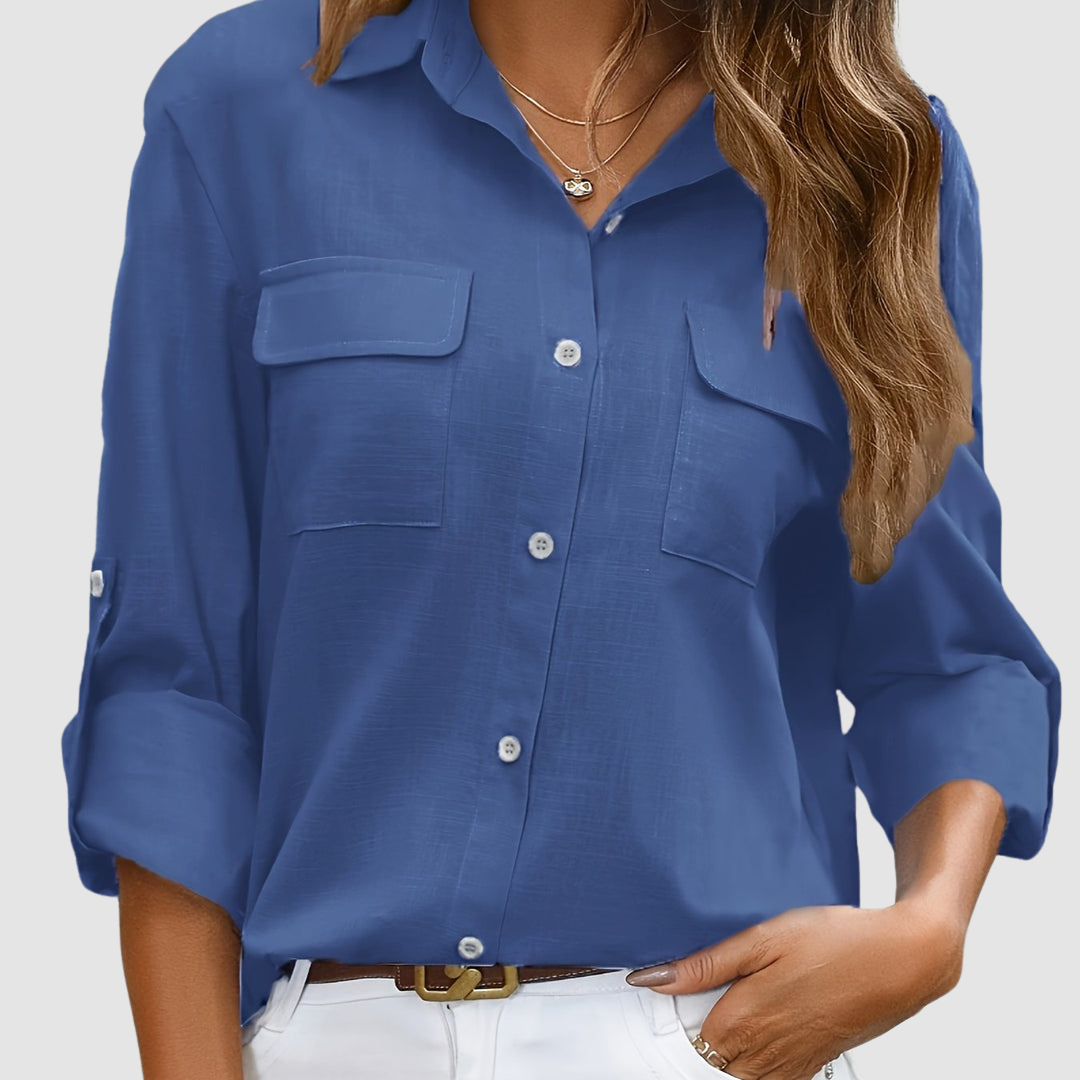 Women's Elegant Perfect Blouse Blue