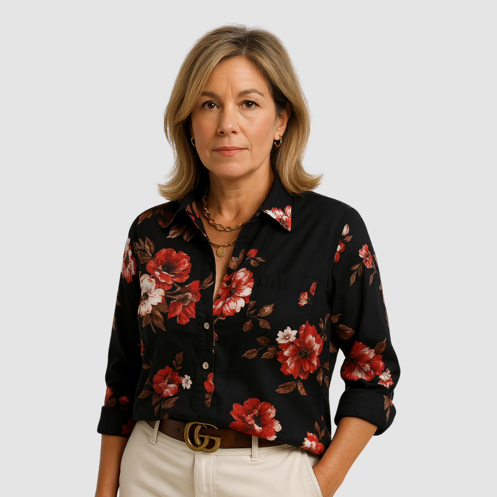 Women's Stylish Pocket Blouse