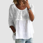 Womens Belly Coverage Top White