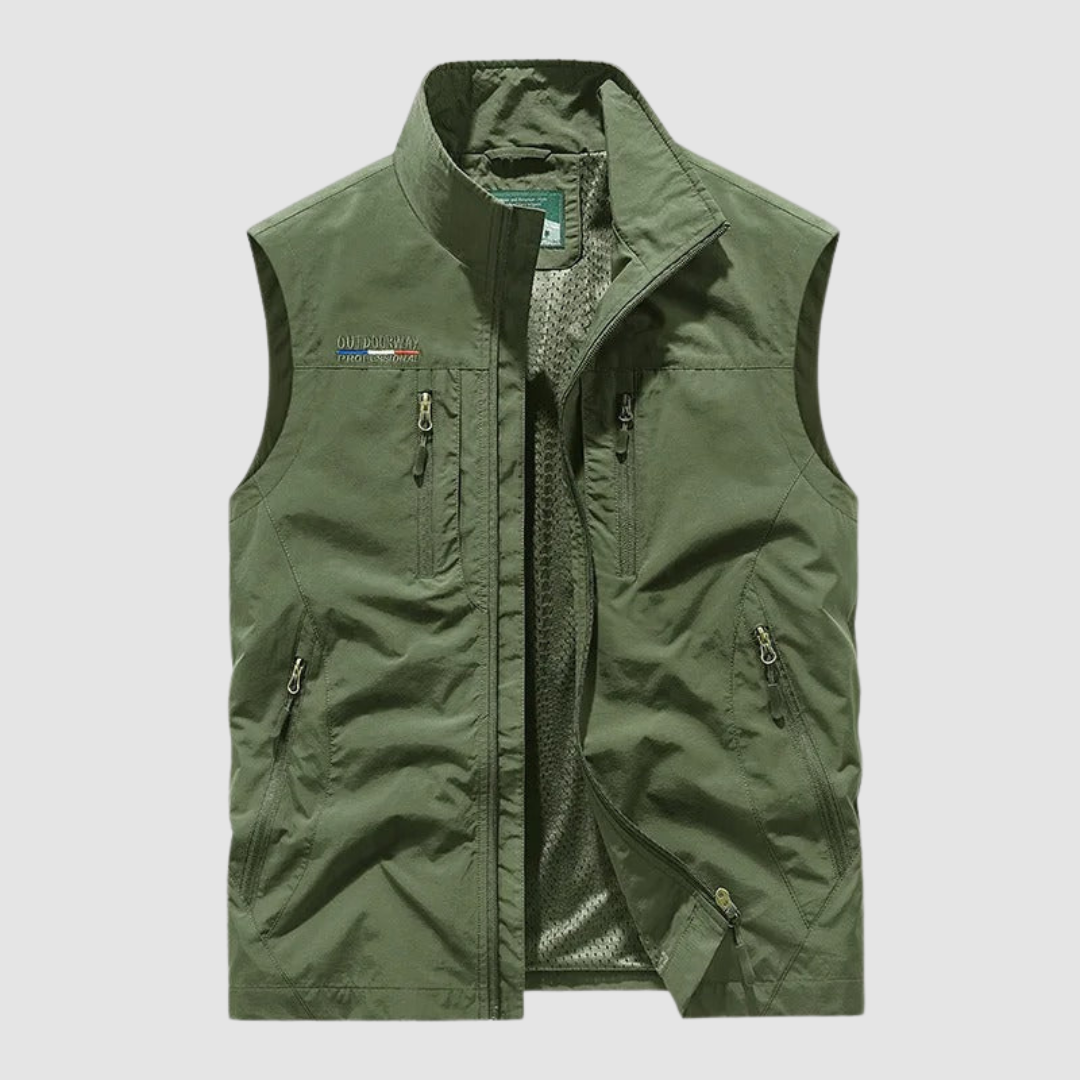 Men's Lightweight Breathable Outdoor Utility Vest