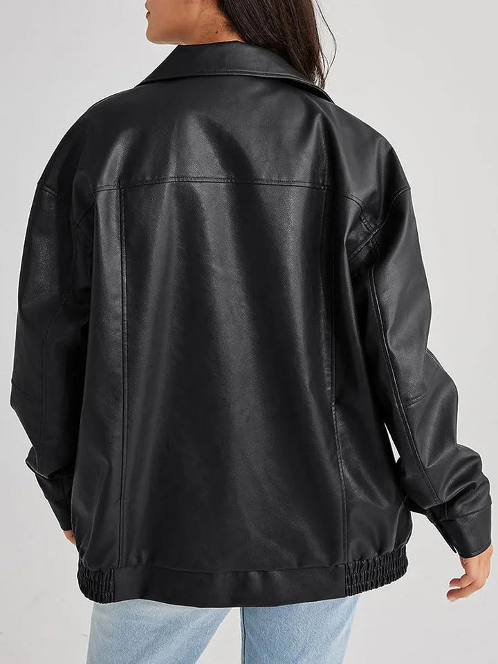 Oversized Bomber Jacket